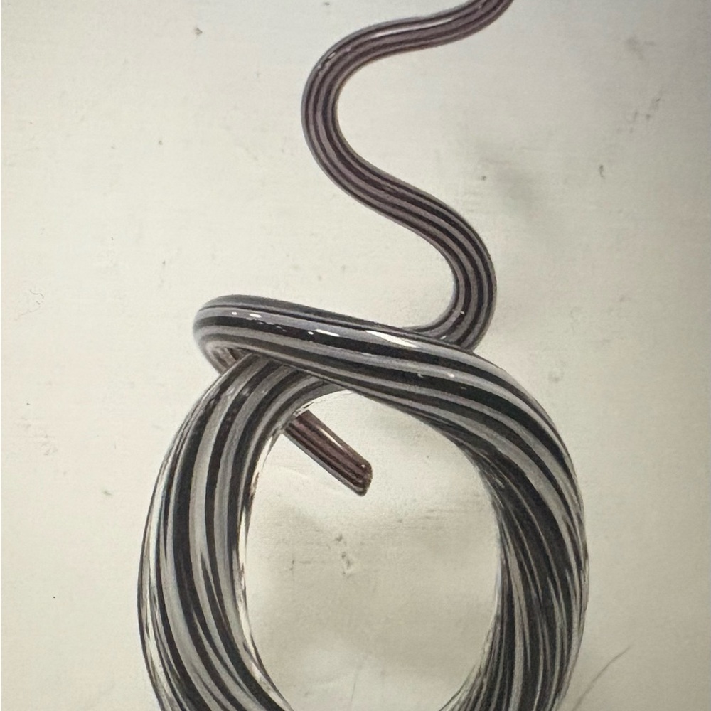 Murano Art Glass
Striped Glass Sculpture